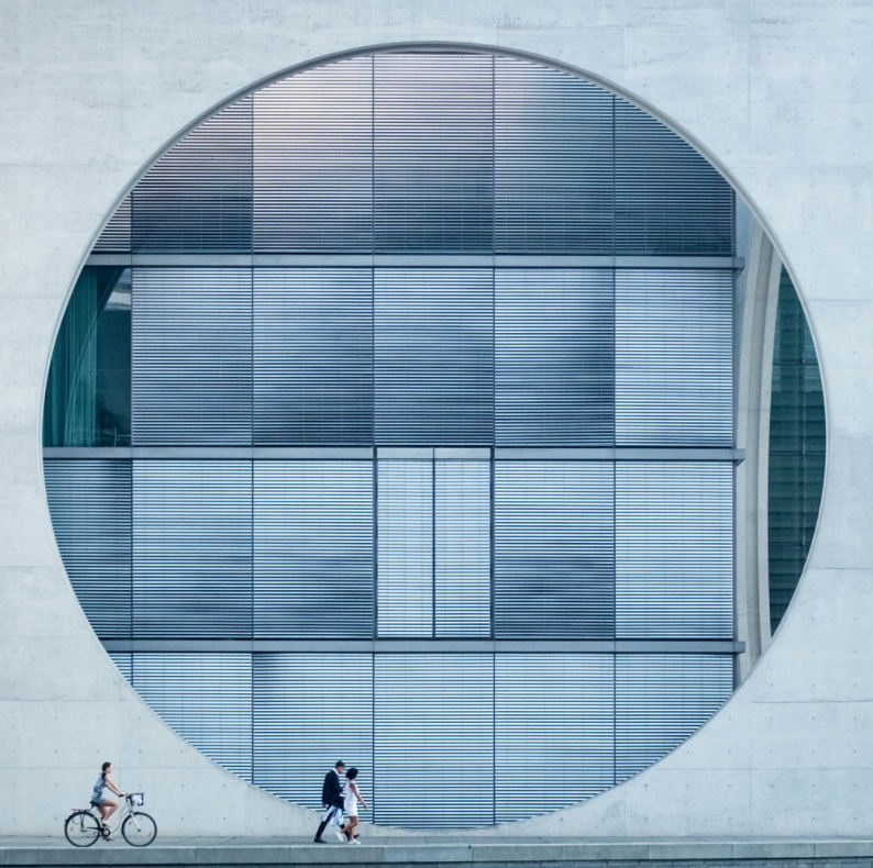 Oculus an Eye. Architecture. Interior Design. 