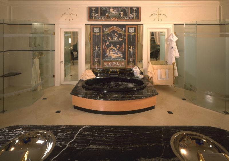Classic Black & White Baths. by Jerry Jacobs Design.