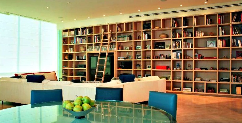 Contemporary loft style full floor apartment design by Jerry Jacobs Design