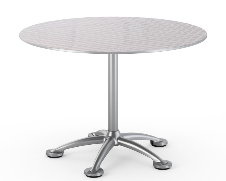 Round dining tables.