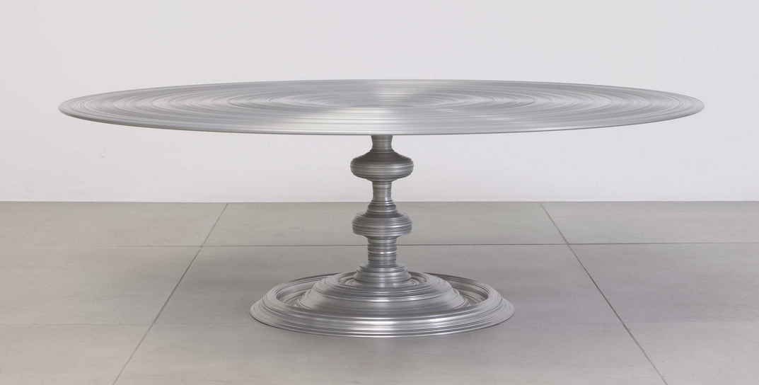 Round dining tables.