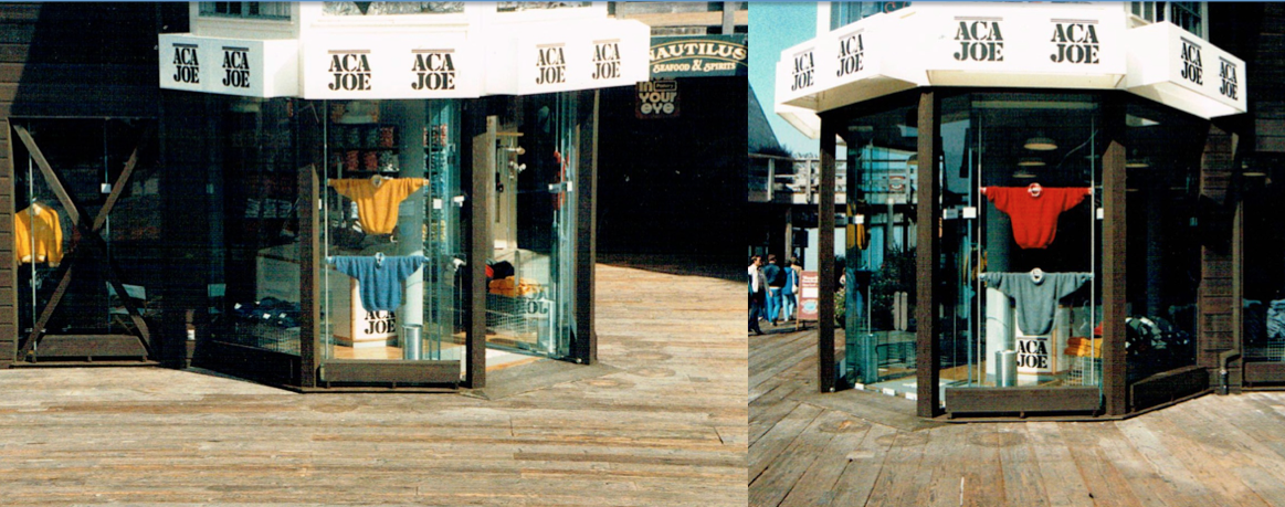 Aca Joe store,by Jerry Jacobs Design© Pier 39 San Francisco, California,