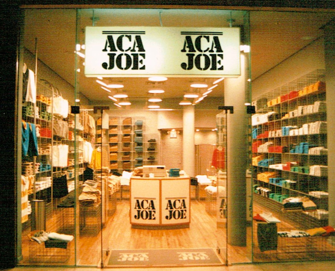 Aca Joe store,by Jerry Jacobs Design© The Village, San Jose, California,