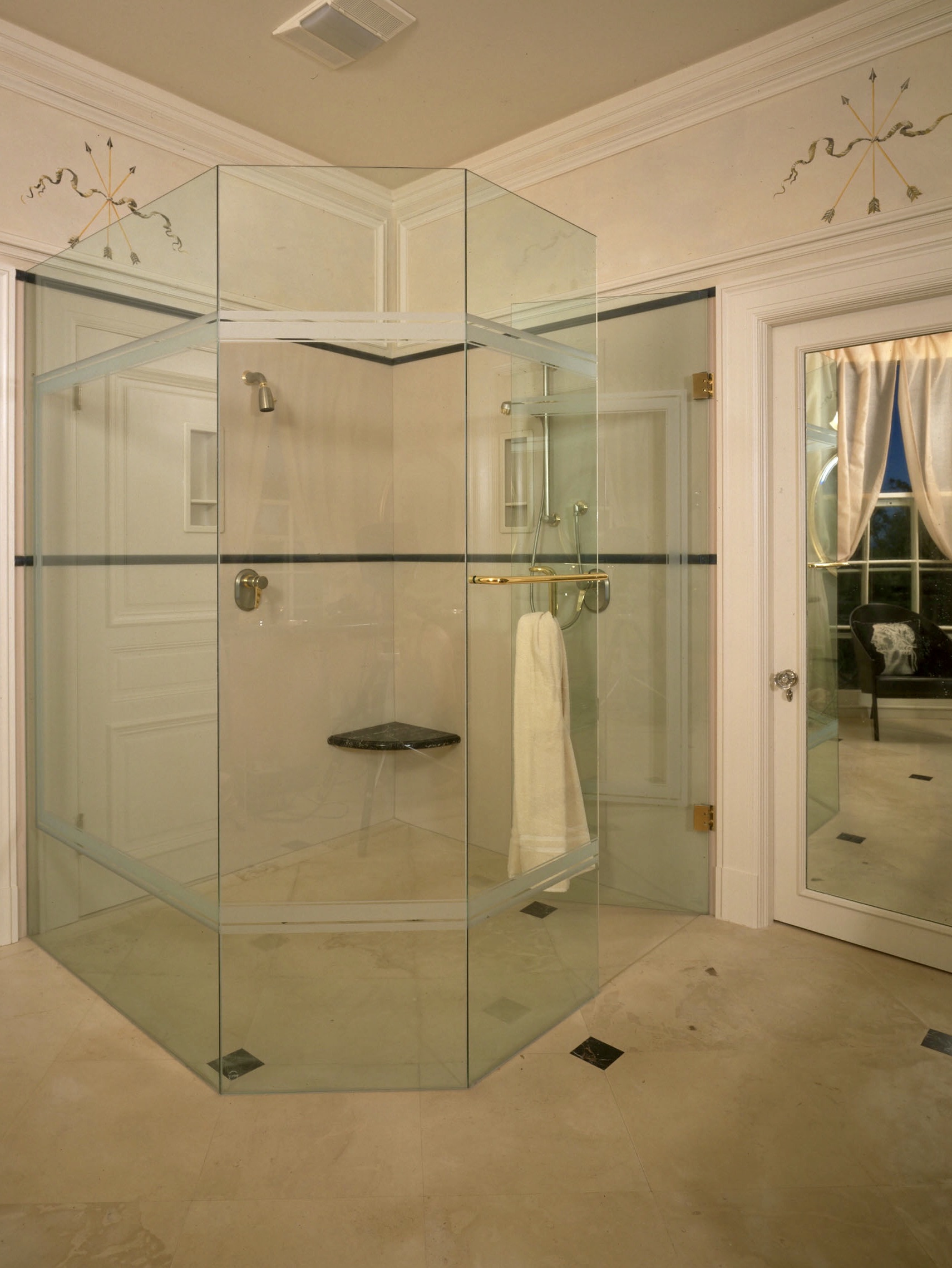Bathroom Design San Francisco. Jerry Jacobs Design. Shower. Villa Altura San Rafael.