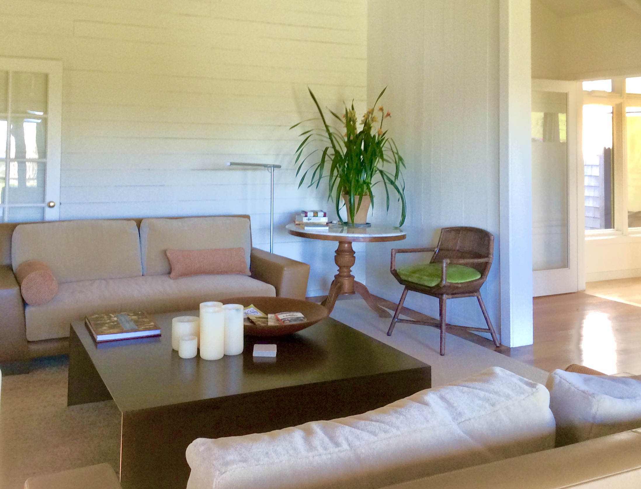 Healdsburg, Sonoma, living area. Interiors by Jerry Jacobs Design