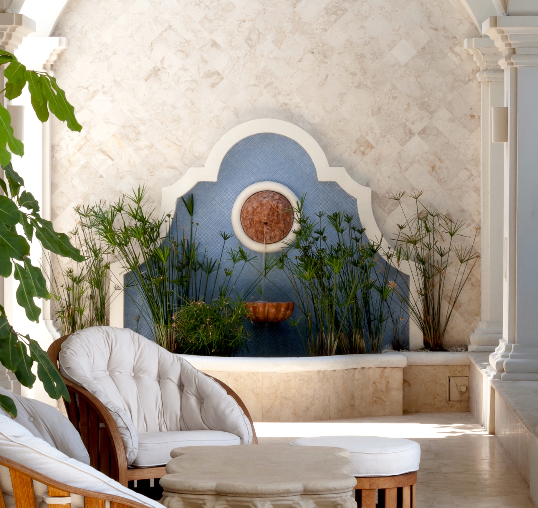 Classic wall Fountain design by Jerry Jacobs Design ©.