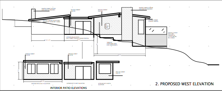 Tiburon single home Architectural remodeling. Window replacement and landscaping by Jerry Jacobs Design©
