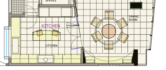 Luxury Kitchen Design San Francisco Bay.Kitchen Kitchen dining floor planJerry Jacobs Design ©