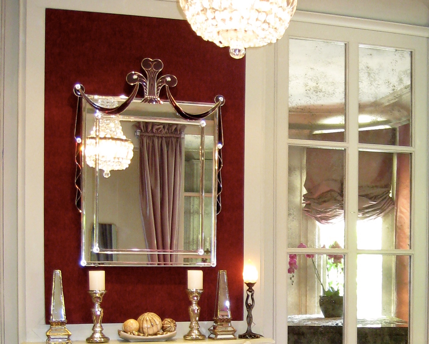 Interior Design San Francisco Penthouses. The Deco mirror at Buena Vista park Deco, San Francisco by Jerry Jacobs Design©