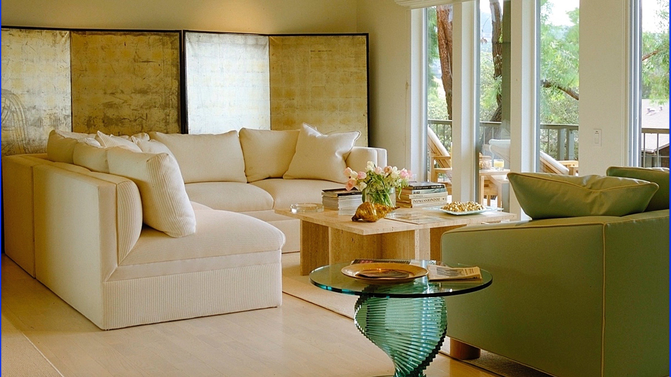 Interior Design Belvedere Tiburon. Timeless Apartments.Designed and built by Jerry Jacobs Design ©. Living room of the unit designed for the Belvedere Tiburon Hill.