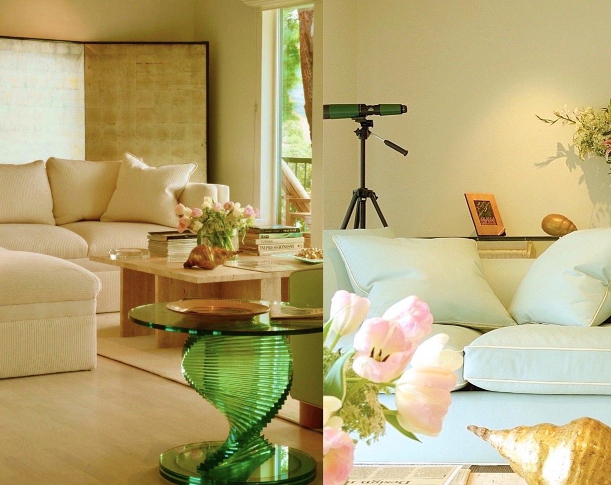 Luxury Interior Designer. Living room at Tiburon Contemporary apartment, Belvedere Tiburon, CA. Interior Design by Jerry Jacobs Design ©