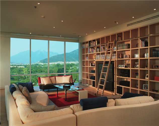 Contemporary Country Club loft Apartment. Interior Modern Design Jerry Jacobs